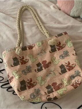 Pink Cat Tote